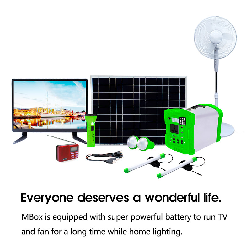 Solarun Mbox Pay as you go home solar energy system