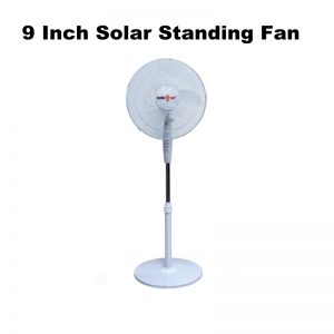 solar standing fan