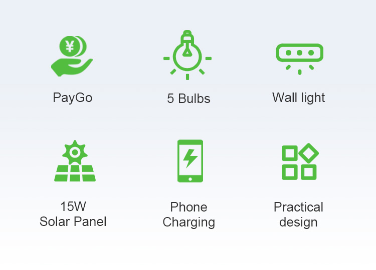 YelloBox Pay As You Go Solar Home Lighting System 3